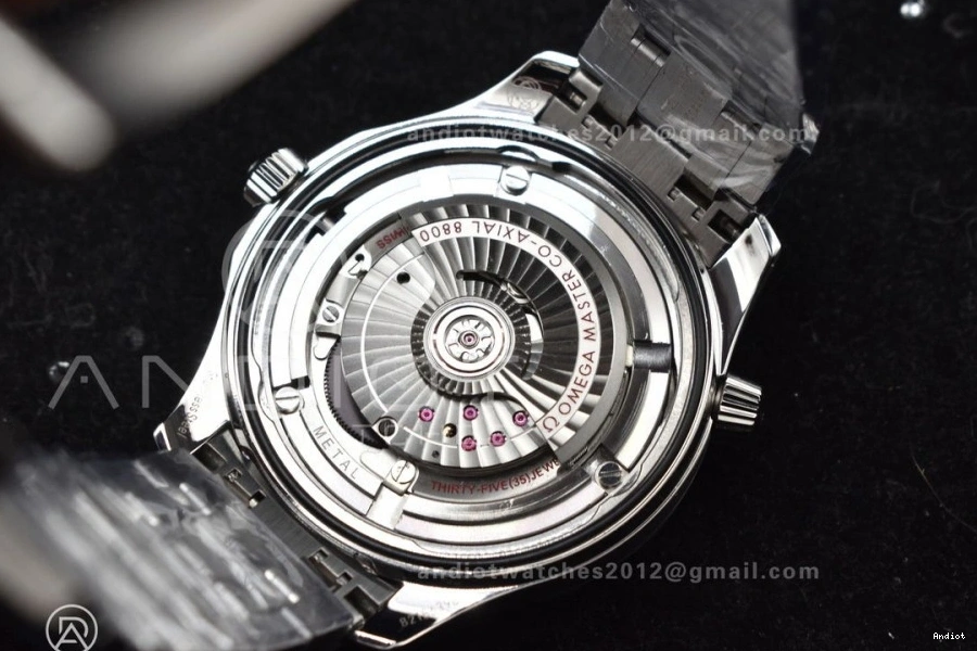 Dial SS A2824 Diver Seamaster Ceramic 300M Edition Blue VSF Bezel 1:1 White SS Best Bracelet on 0404